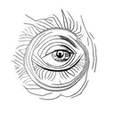 Eye of Skadi tattoo design idea