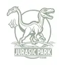 Jurassic Park logo tattoo design idea