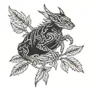 Savage life tattoo design idea