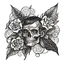 Savage life  tattoo design idea