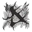 Savage life  tattoo design idea