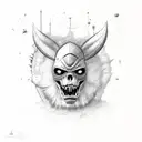 serious sam tattoo design idea