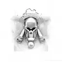 serious sam tattoo design idea