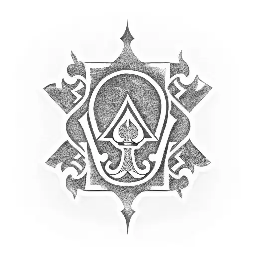Ace of Spades tattoo design idea