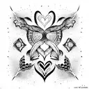 infinite love  tattoo design idea