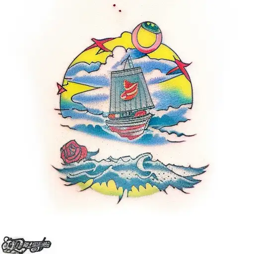 Peter Doig tattoo design idea