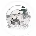 Peter Doig tattoo design idea