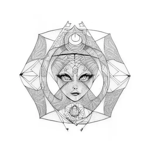 siren tattoo design idea