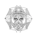 siren tattoo design idea