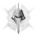 seebian knight tattoo design idea