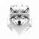 seebian warrior, wolf, princess tattoo design idea