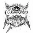 dark side of the moon  tattoo design idea