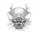Darth babe tattoo design idea