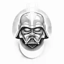 Darth babe tattoo design idea