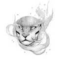 loyal never give up tattoo design idea