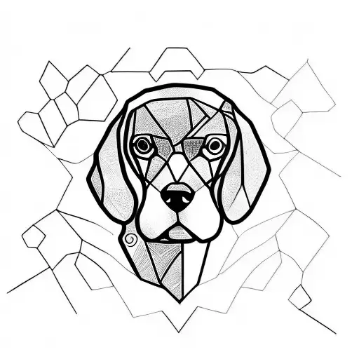Beagle tattoo design idea