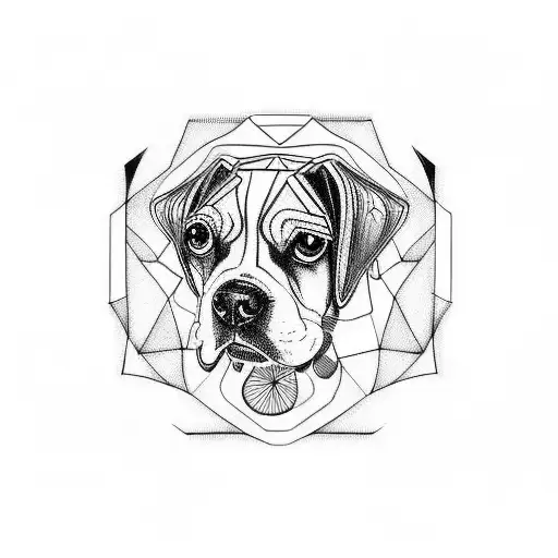 Beagle tattoo design idea