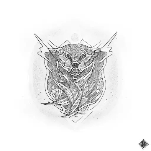 Siblings  tattoo design idea