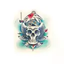 buda blues tattoo design idea