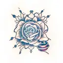 buda blues tattoo design idea