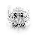 mind Flayer tattoo design idea