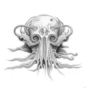 mind Flayer tattoo design idea