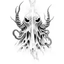 mind Flayer tattoo design idea