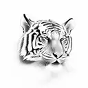 thai sak yant tiger tattoo design idea