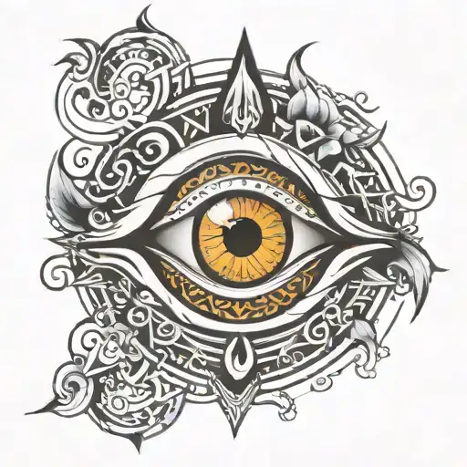 third Eye tattoo design idea