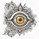 third Eye tattoo design idea