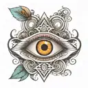 third Eye tattoo design idea