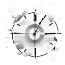 Clock with time 20:53, and ohana underneath at the sides i want some effects tattoo design idea