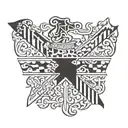 maryland flag tattoo design idea