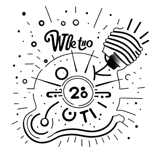 light bulb with the words "but we go on" tattoo design idea