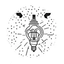 light bulb with the words "but we go on" tattoo design idea