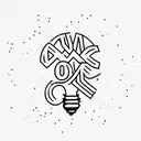light bulb with the words "but we go on" tattoo design idea