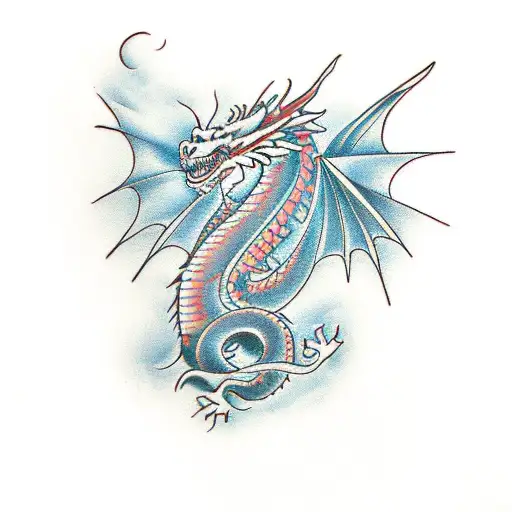 Dragon, brothers tattoo design idea