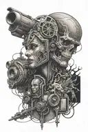 movie scenes tattoo design idea