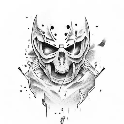 casey jones from tnmnt tattoo design idea