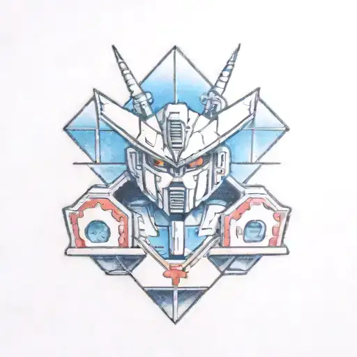 gundam tattoo design idea