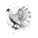 turkey track  tattoo design idea