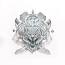 Minerva tattoo design idea