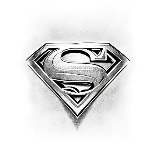 Superman tattoo design idea