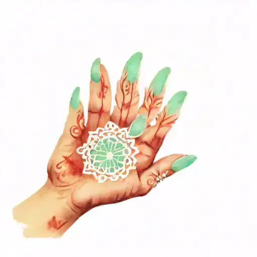 Henna tattoo design idea