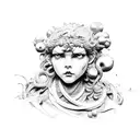 euterpe sculpture  tattoo design idea