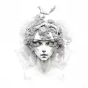 euterpe sculpture  tattoo design idea