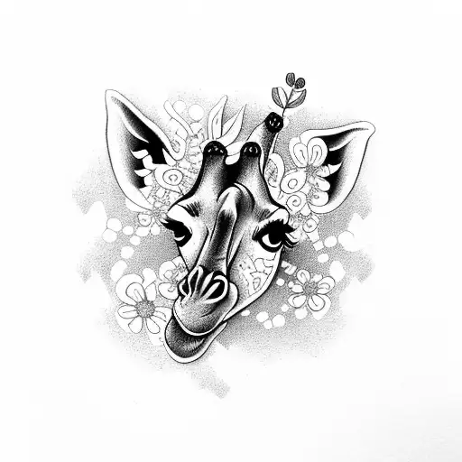 Giraffe Tattoo Stock Illustrations – 1,518 Giraffe Tattoo Stock  Illustrations, Vectors & Clipart - Dreamstime
