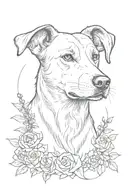 dog memorial tattoo tattoo design idea