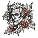 Caesar tattoo design idea