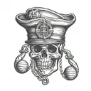 basketball, honey pot, shriner hat, navy anchor tattoo design idea